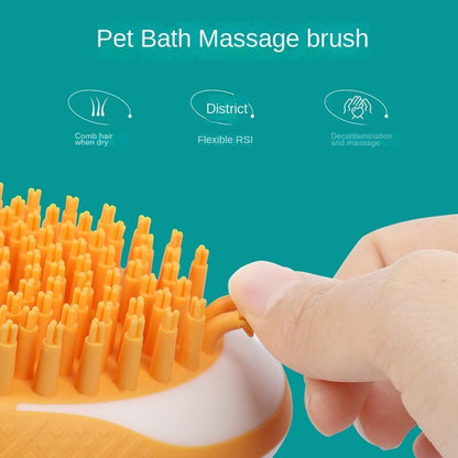Silicone Pet Shower & Massage Comb