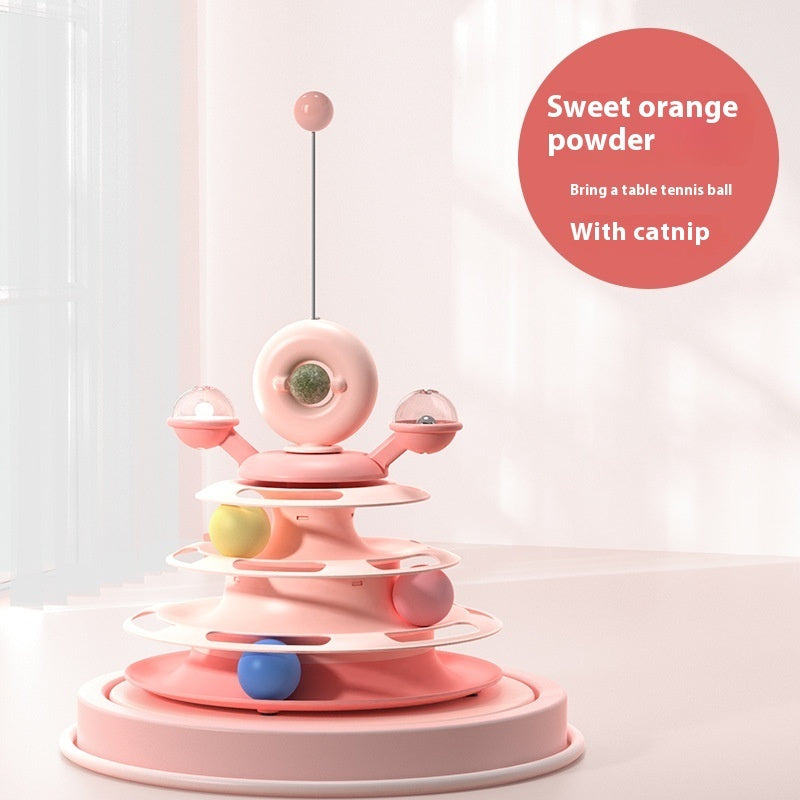 Interactive toy that keeps your cat active, smart, and entertained.